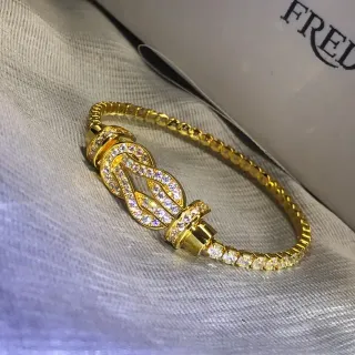 سوار Fred Force 10 10 باڤيه كريستال ذهبي اللون
