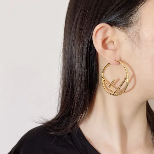 Gold and Silver Two-Tone Geometric Hoop Earrings 5