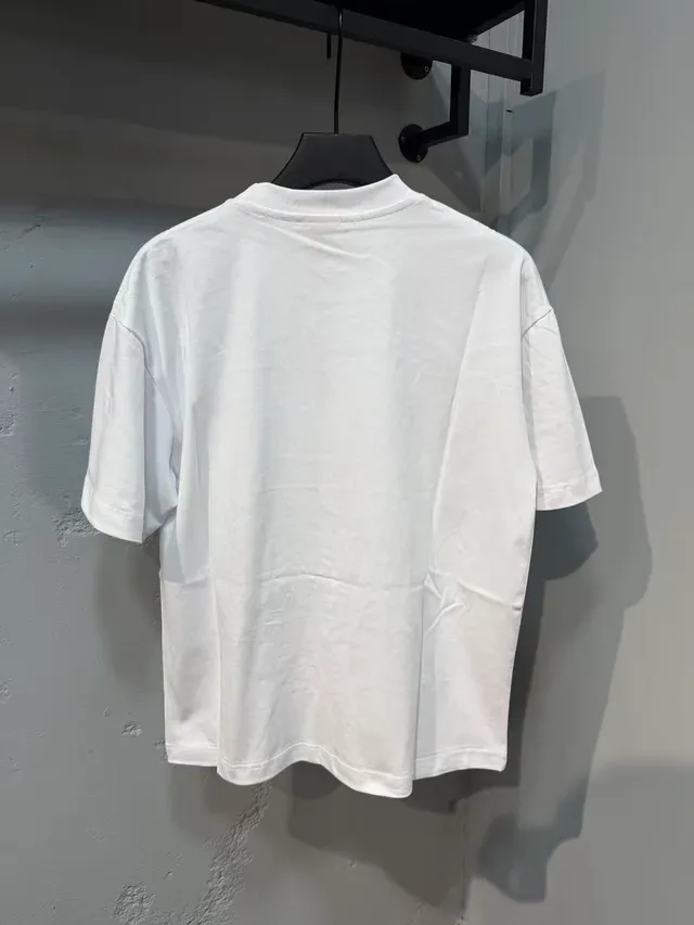 Graphic Portrait Money Motif Oversized T-Shirt 7