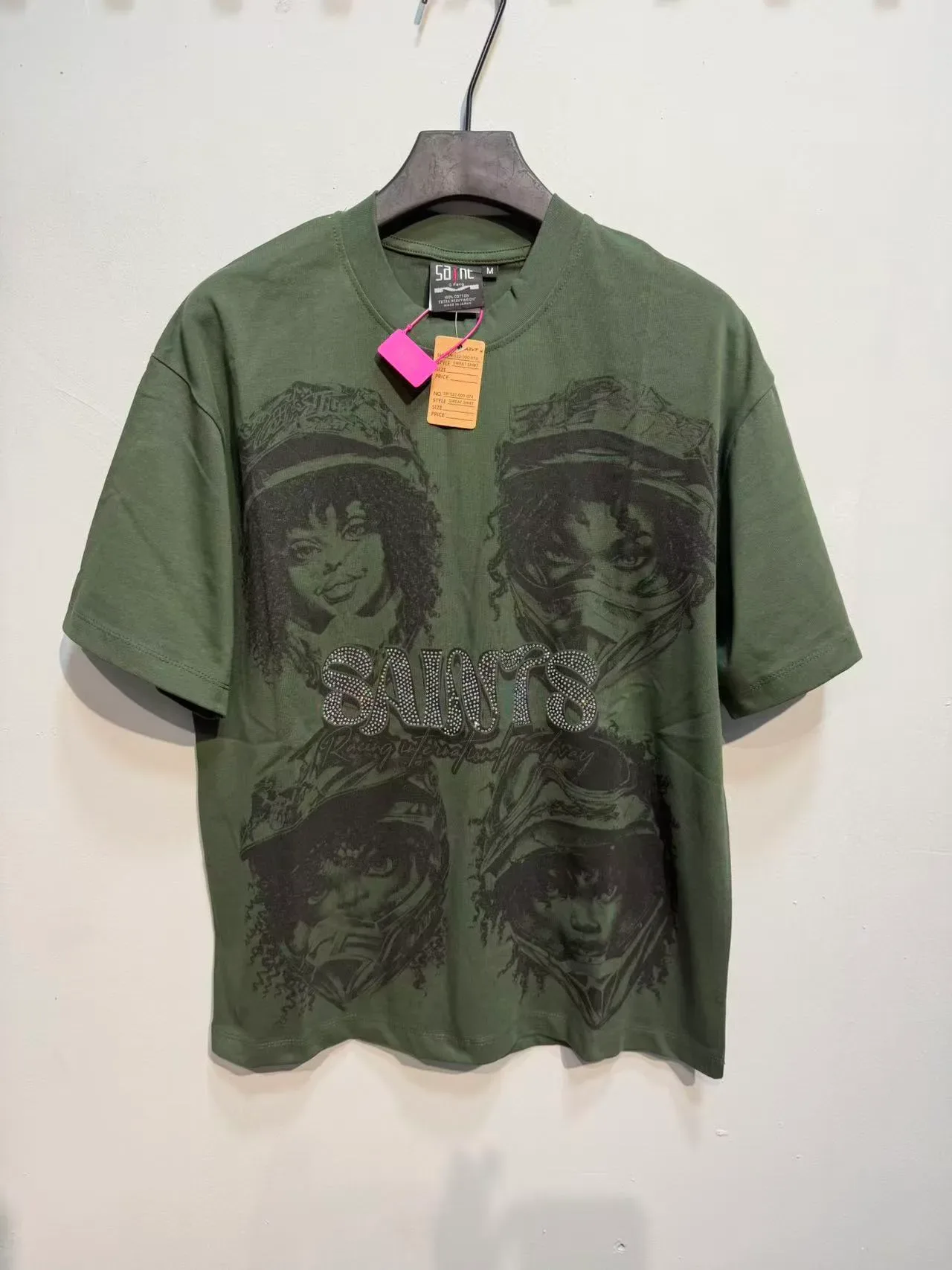 Graphic Print Crew Neck Oversized T-Shirt 13