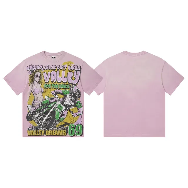 Graphic Print Crew Neck Oversized T-Shirt 6