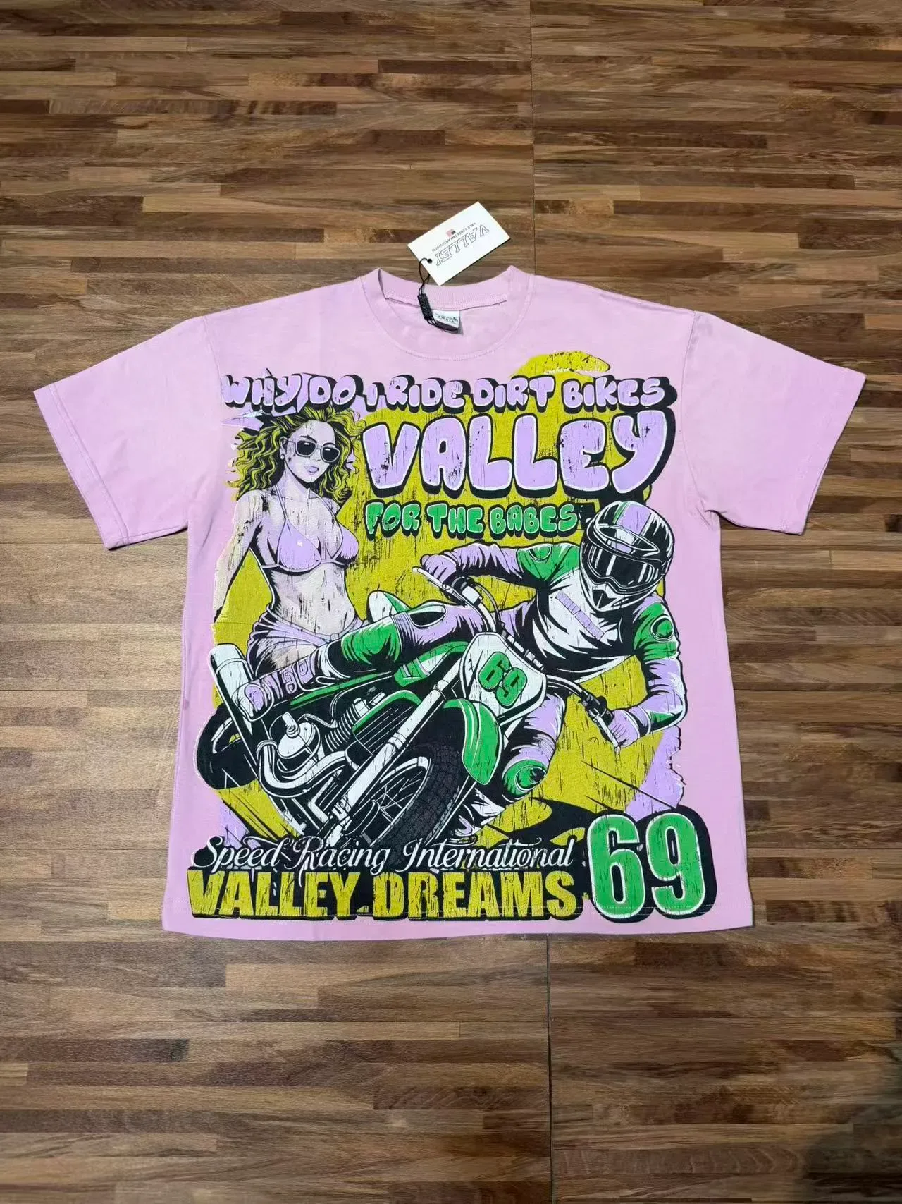 Graphic Print Crew Neck Oversized T-Shirt 10