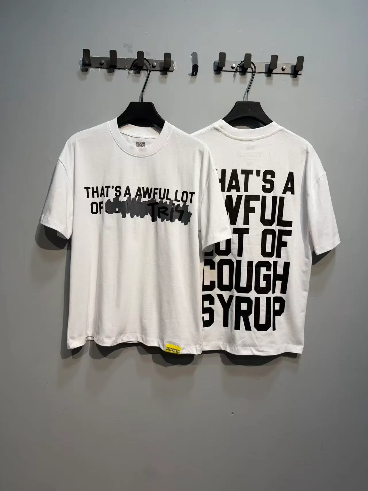 Graphic Print Oversized Crew Neck T-Shirt 2