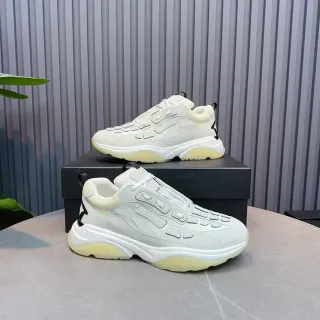 رمادي أصفر سيليوهيت oversized مقسم قفص overlays حذاء chunky sneakers