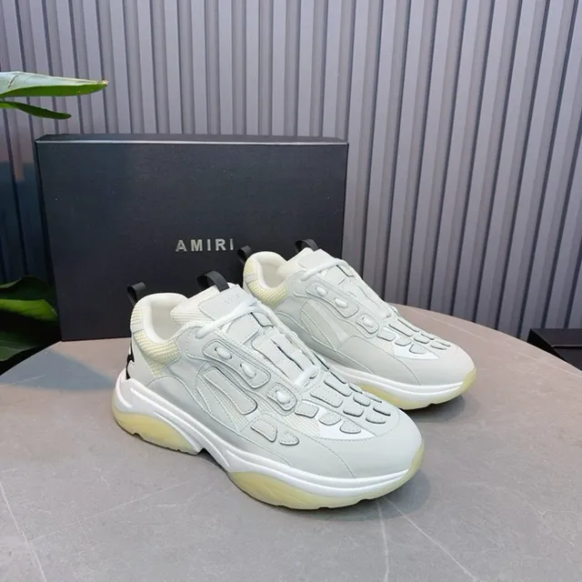 Gray Yellow Oversized Silhouette Segmented Cage Overlays Chunky Sneakers 3