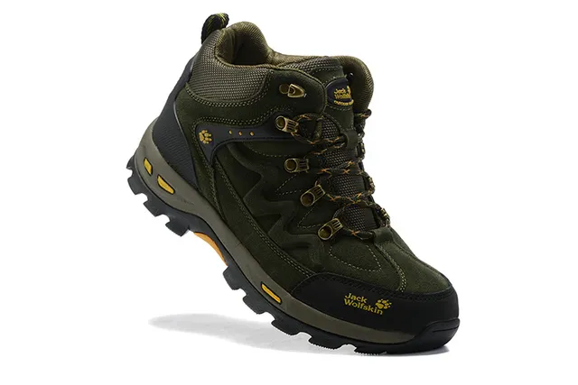 Jack Wolfskin أحذية نزهة أخضر زيتوني وأسود 9