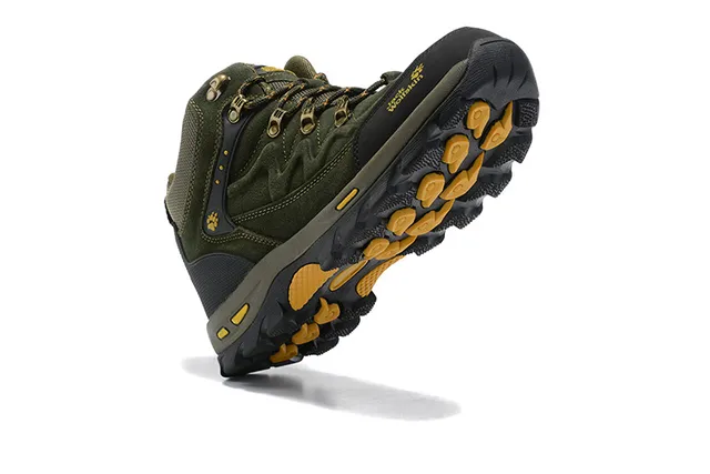 Jack Wolfskin أحذية نزهة أخضر زيتوني وأسود 10