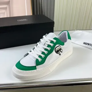 Karl Lagerfeld Karl Logo Zapatillas Lifestyle Blancas y Verdes