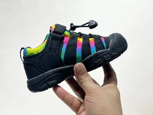 Keen Newport H2 Enfants Sandales Casual Noir Multicolor Tie-Dye 8