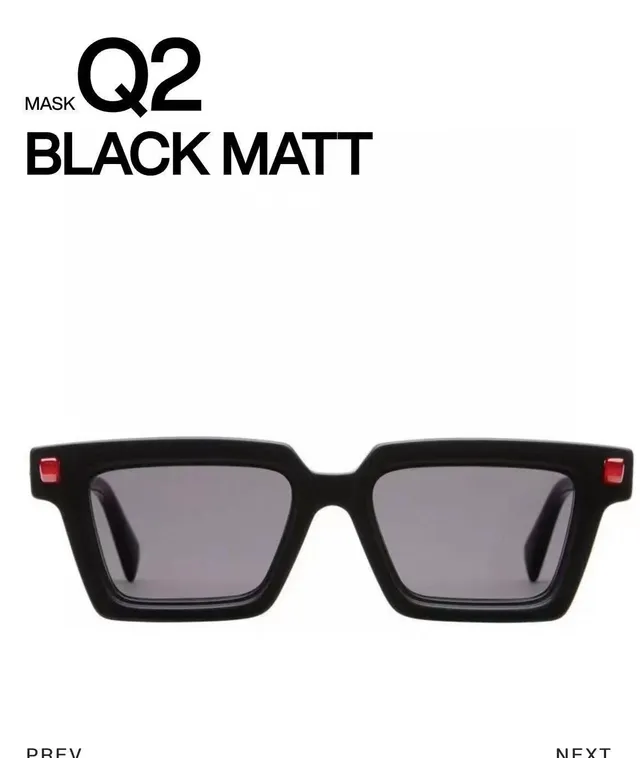 KUBO Rectangular Two-Tone Acetate Optical Glasses 3
