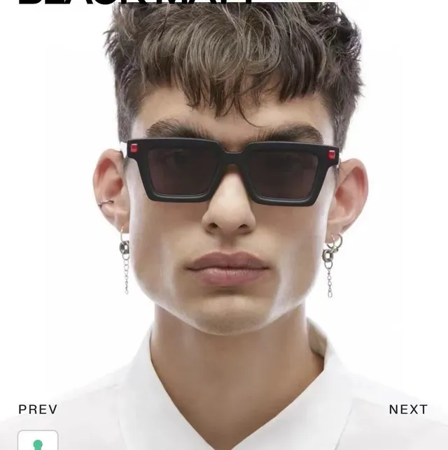 KUBO Rectangular Two-Tone Acetate Optical Glasses 7