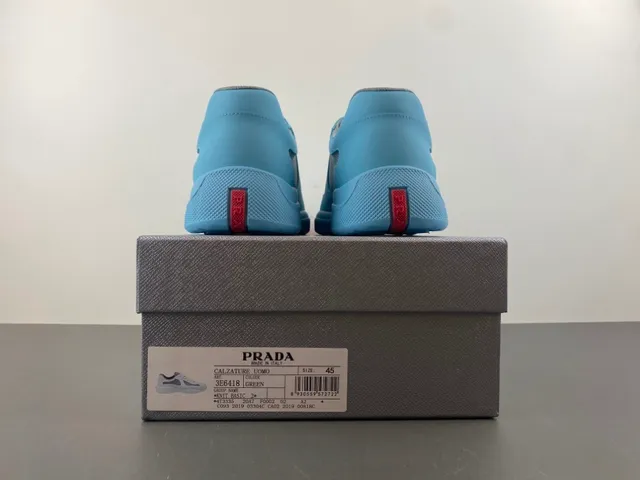 Light Blue and Gray Mesh Panel Lifestyle Sneaker 17