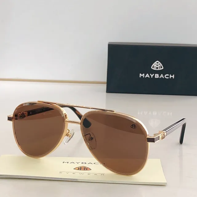 Maybach Aviator Double-Bridge Gradient Lens Sunglasses 5