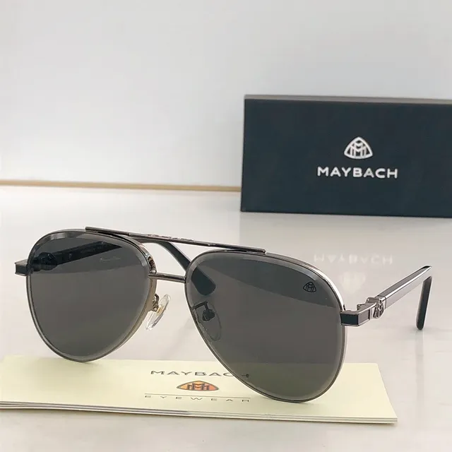 Maybach Aviator Double-Bridge Gradient Lens Sunglasses 8