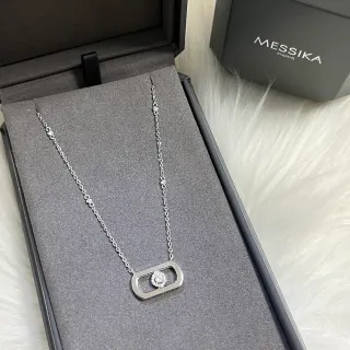 Messika Move Collar Rectangular Pavé con Diamantes