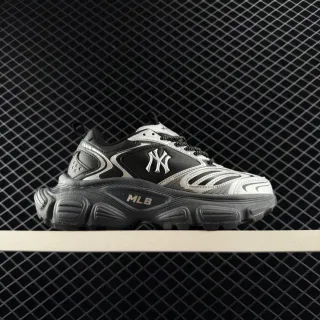 MLB Winner Chunky sneakers chunky pretas e prateadas