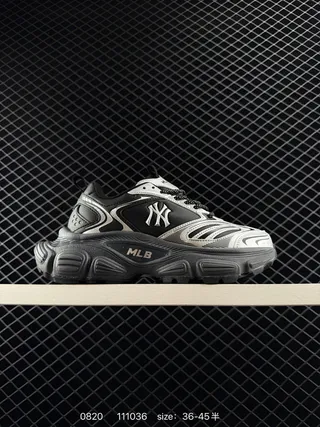 MLB Winner Chunky Black and Silver Chunky Sneakers 2