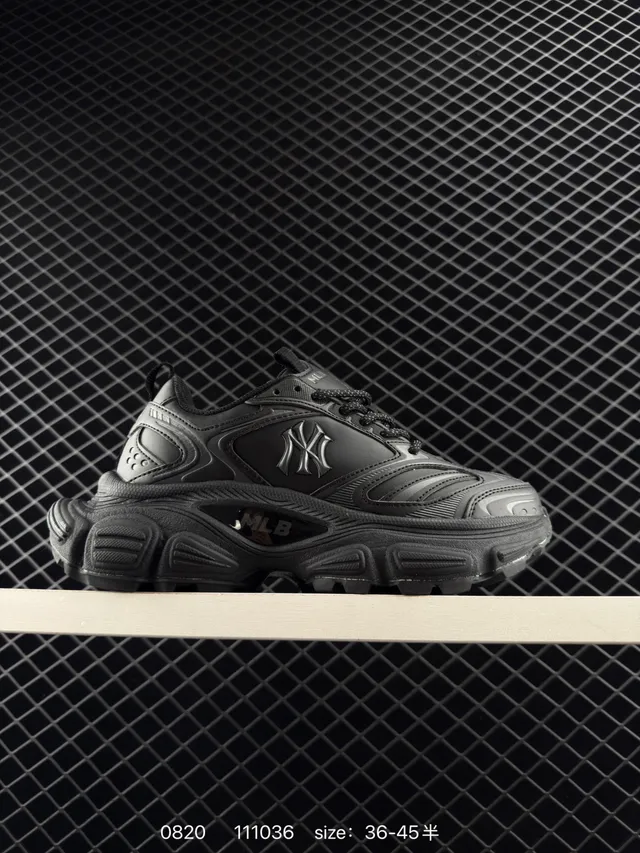 MLB Winner Chunky Black and Silver Chunky Sneakers 6