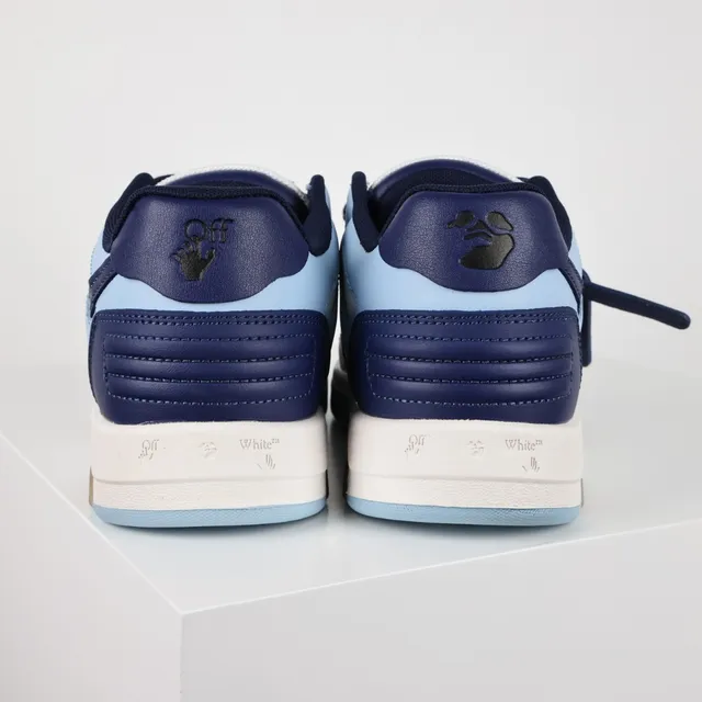 Navy and Sky Blue Color-Blocked Lifestyle Sneakers 8