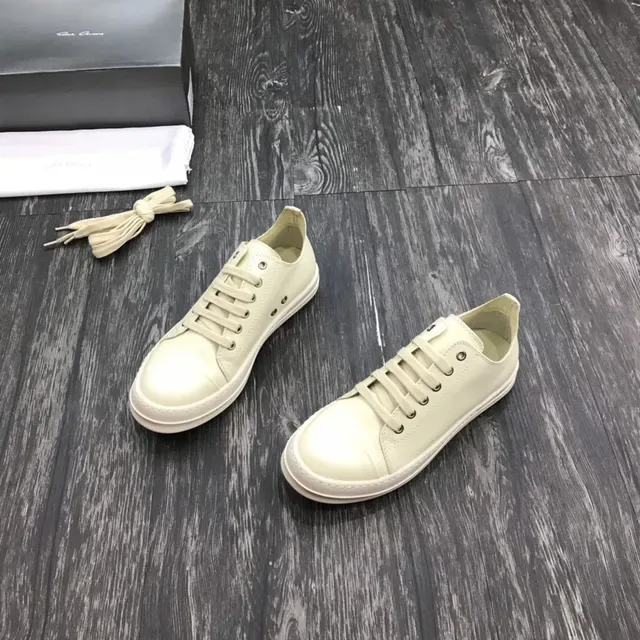 Off-White Leather-Like Low-Top Lifestyle Sneakers 9