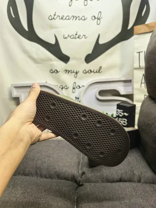 Olive Green Suede Cork Sole Slipper 4