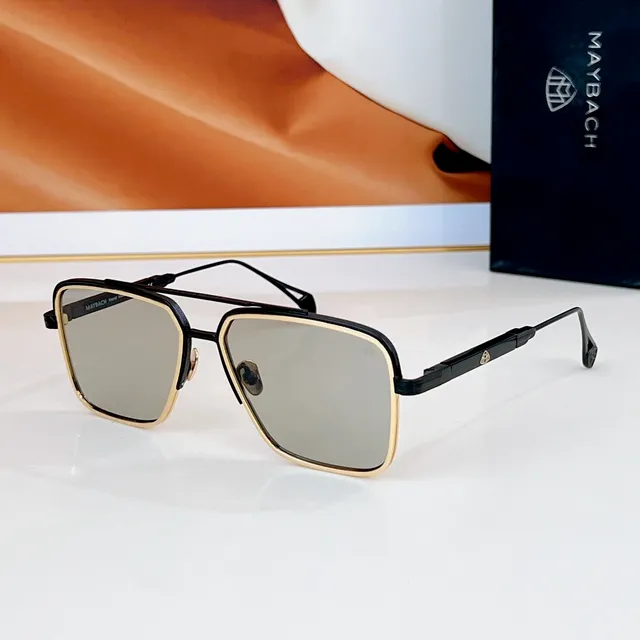Rectangular Metal Frame Mirrored Blue Lens Sunglasses 7