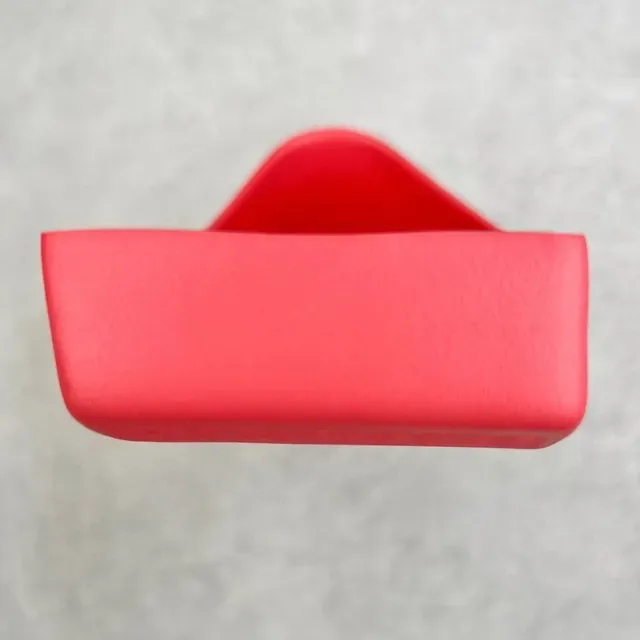 Red Molded Platform Slip-On Sandal 3