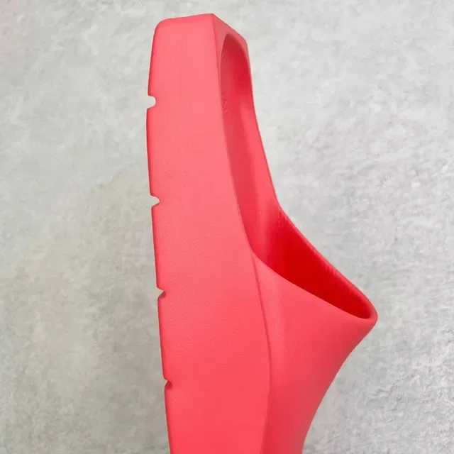 Red Molded Platform Slip-On Sandal 5