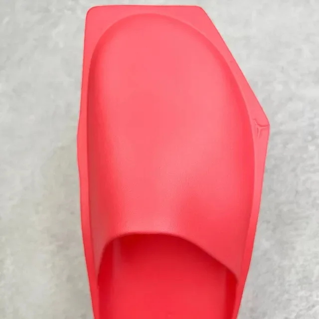 Red Molded Platform Slip-On Sandal 7