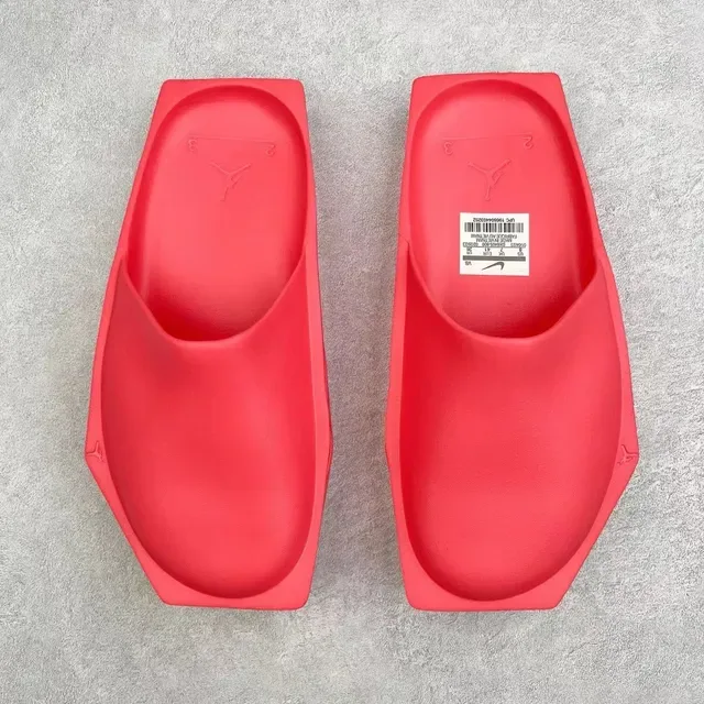Red Molded Platform Slip-On Sandal 9