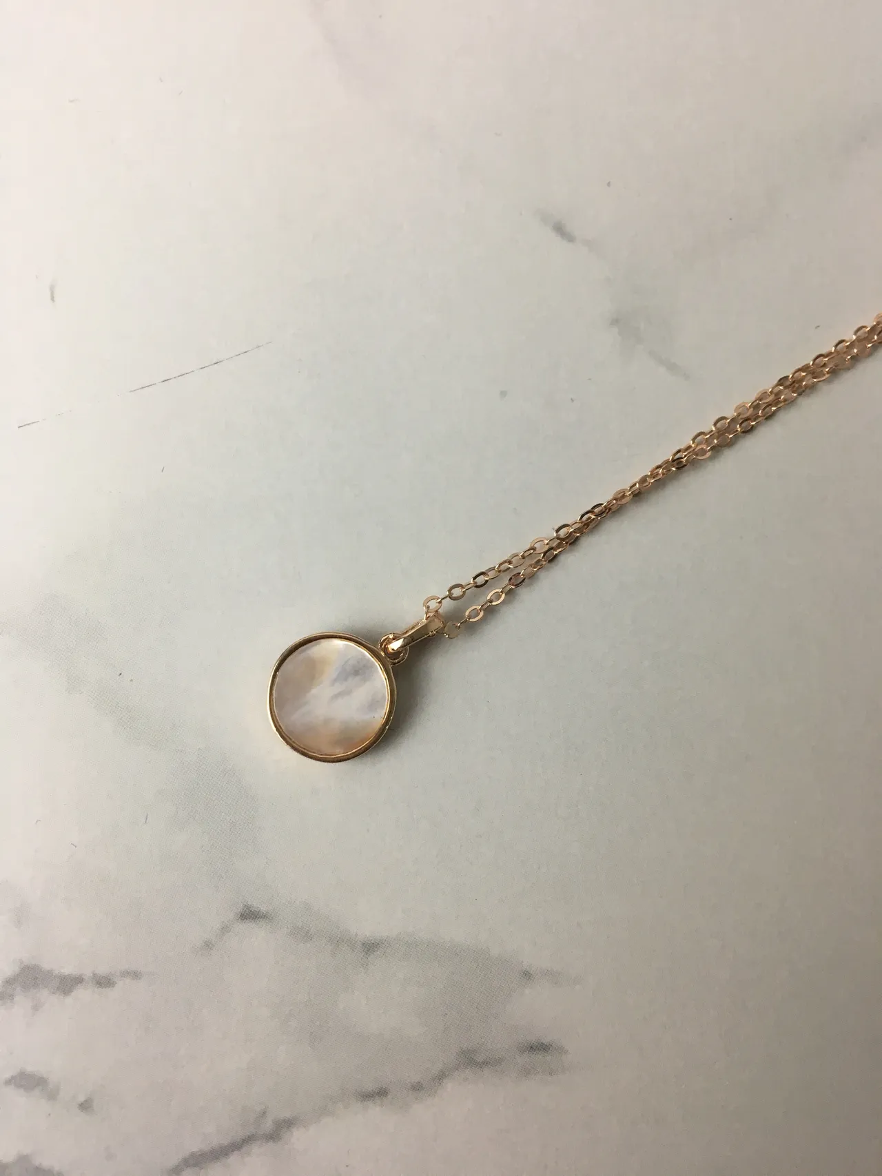 Rose Gold Tone Swan Motif Pavé Necklace 5