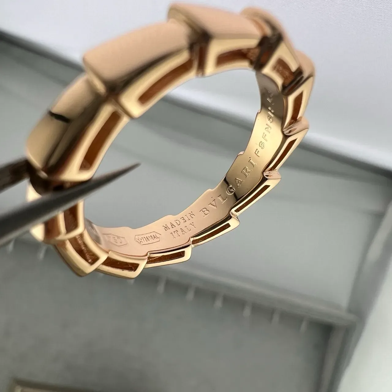 Silver Gold Bamboo-Link Segmented Design Polished Metal Jewelry 2