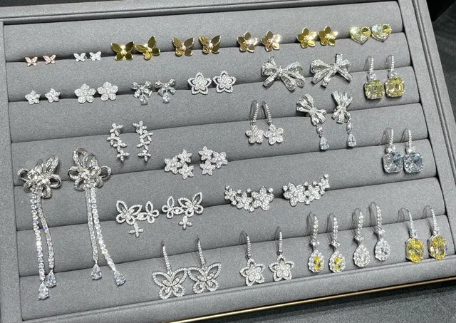 Silver Gold Floral Bow-Shaped Ring 4