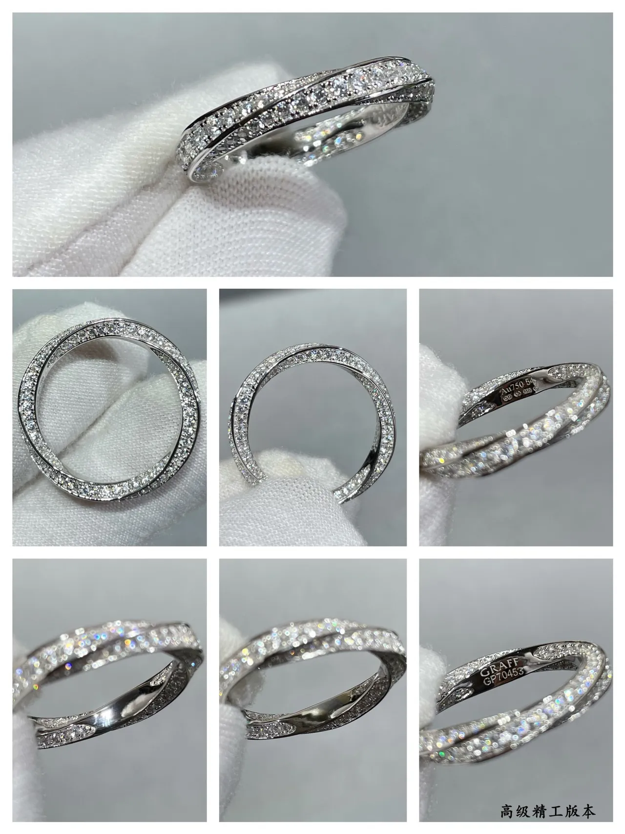 Silver-Toned Pavé Twisted Band Stackable Rings 4
