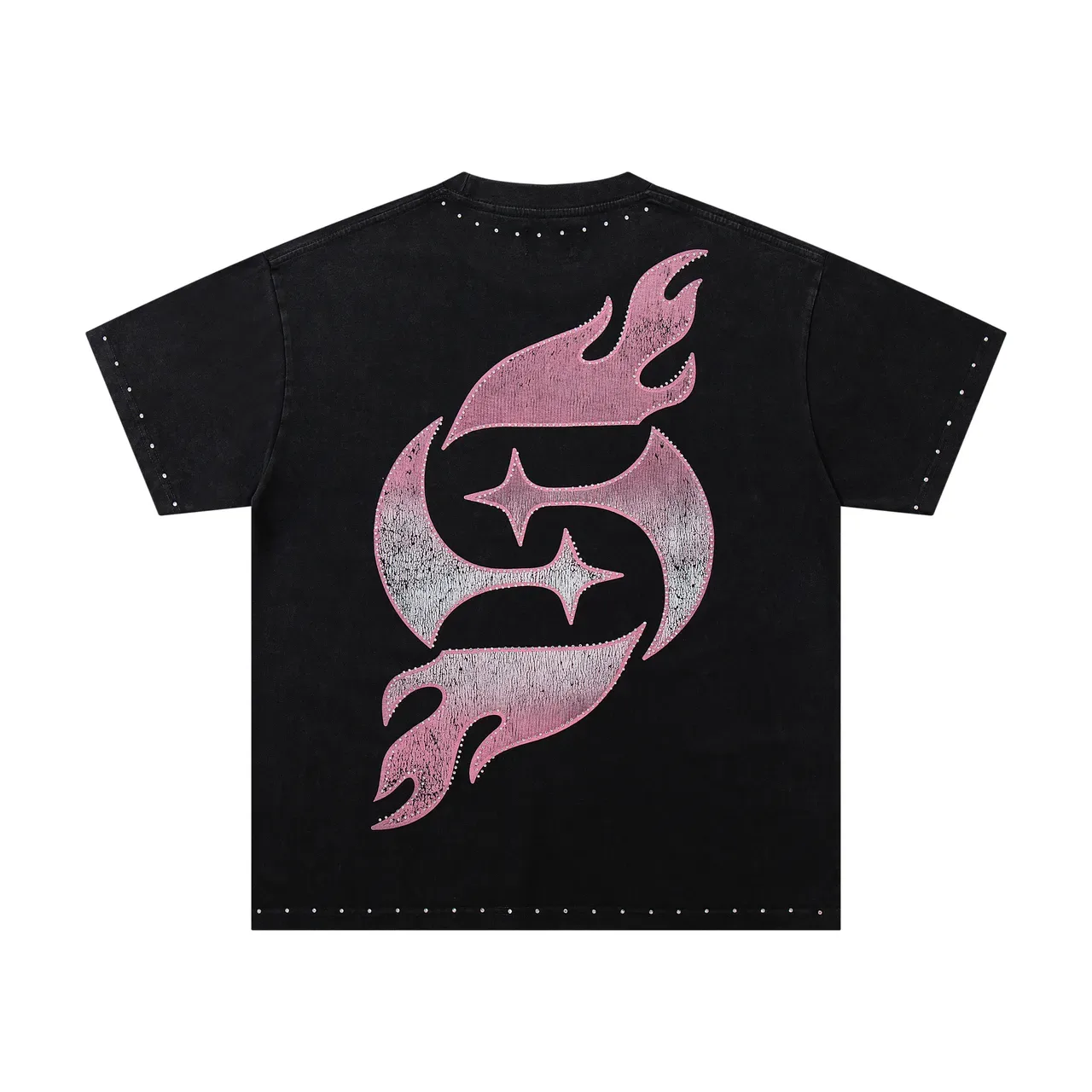 SUPPLY Rebellion Graphic Studded Black T-Shirt 4