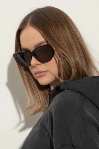 Tortoiseshell Acetate Cat-Eye Oversized Sunglasses 9