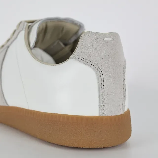 Two-Tone Suede and Leather Low-Top Lifestyle Sneakers 4