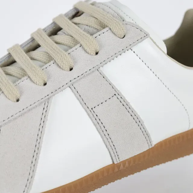 Two-Tone Suede and Leather Low-Top Lifestyle Sneakers 6