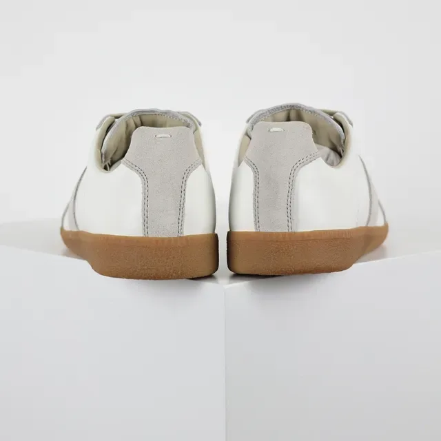Two-Tone Suede and Leather Low-Top Lifestyle Sneakers 8
