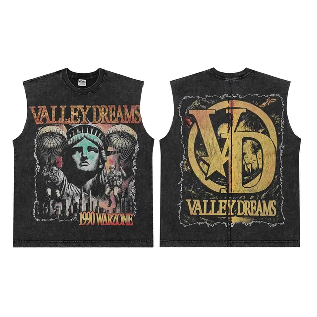 Valley Dreams Graphic-Print Sleeveless Crew-Neck Vest Top 3