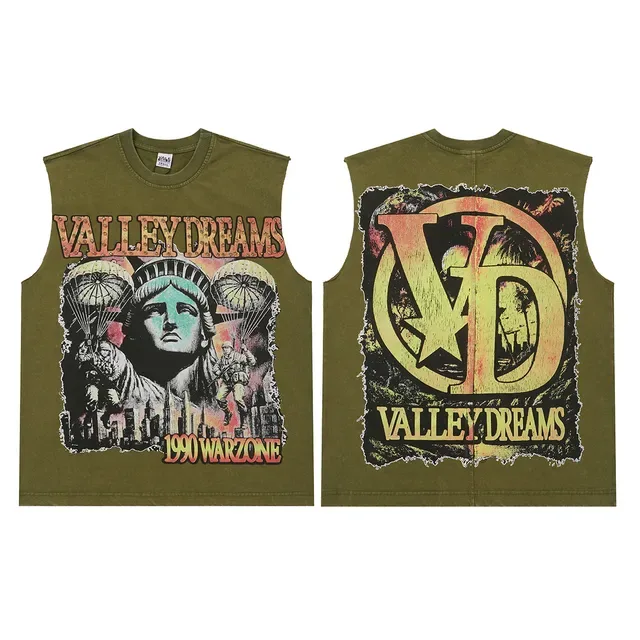 Valley Dreams Graphic-Print Sleeveless Crew-Neck Vest Top 4