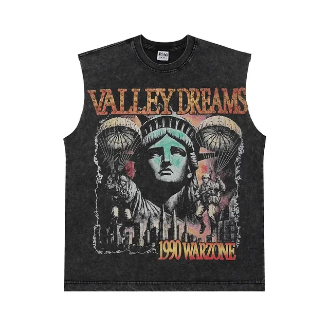Valley Dreams Graphic-Print Sleeveless Crew-Neck Vest Top 5