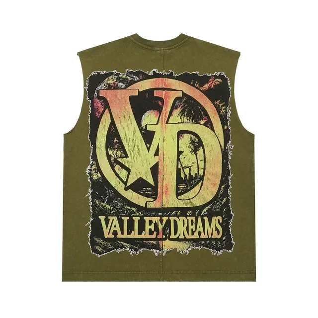 Valley Dreams Graphic-Print Sleeveless Crew-Neck Vest Top 8