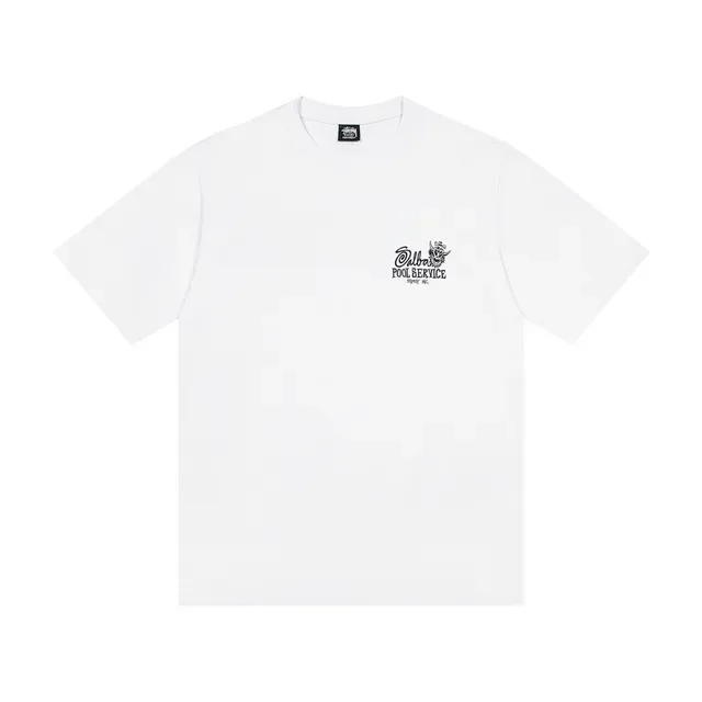 White and Black Graphic Print Crew Neck T-Shirt 5