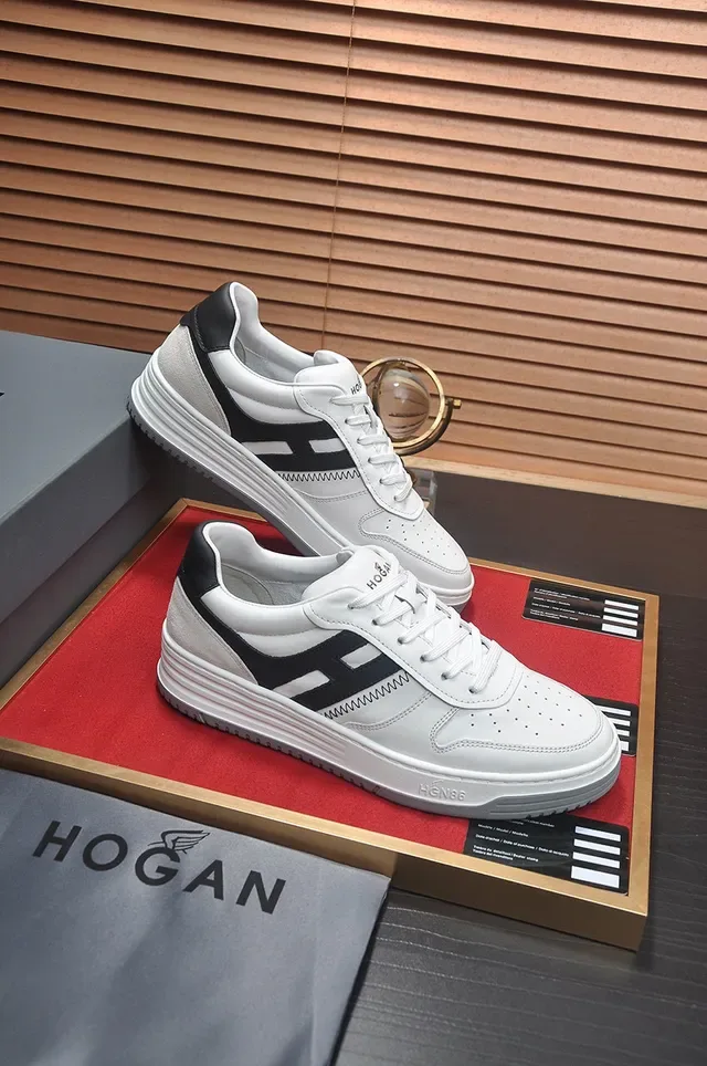 White and Black Low-Top Lifestyle Sneaker 5