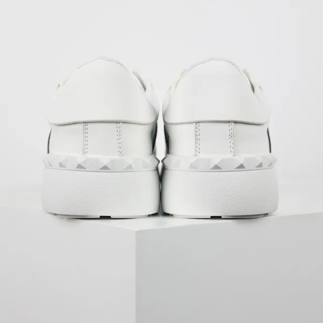 White and Black Strap Low-Top Lifestyle Sneaker 8