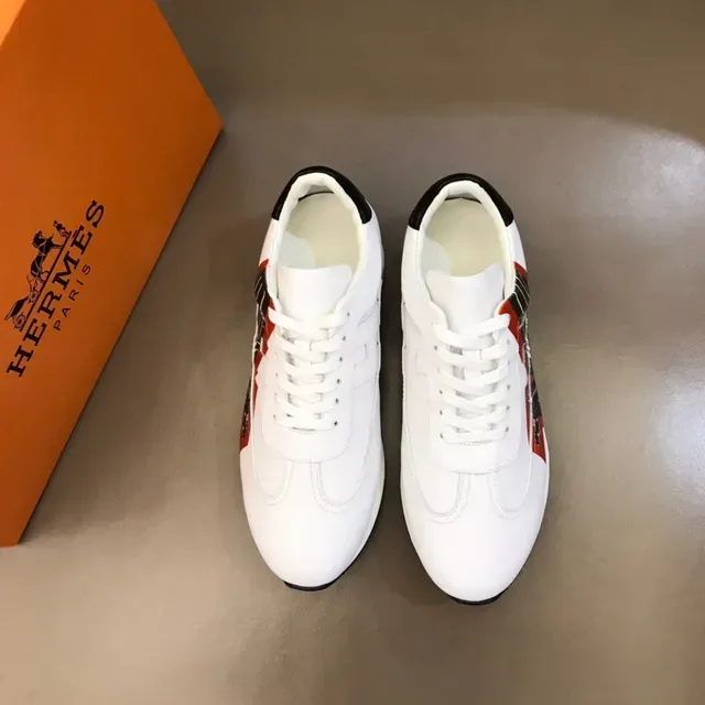 White Black Red Graphic Wing Motif Sneaker 9