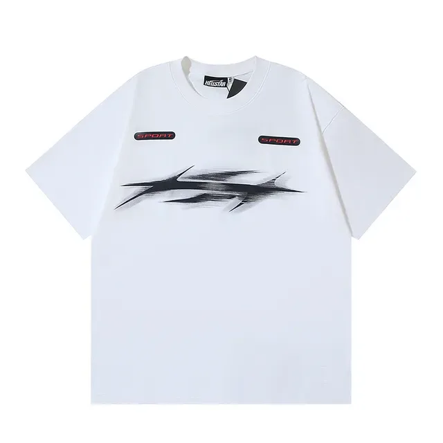 White Graphic Print Oversized T-Shirt 5