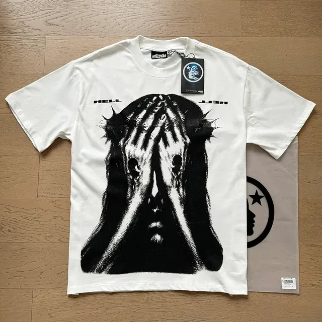 White Graphic-Print Oversized T-Shirt 8