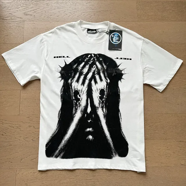 White Graphic-Print Oversized T-Shirt 9